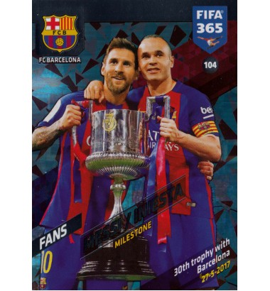 FIFA 365 2018 Milestone Lionel Messi / Andrés Iniesta (FC Barcelona)